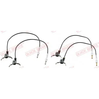 Contact d'avertissement, usure des plaquettes de frein QUICK BRAKE WS 0181 A