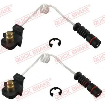 Contact d'avertissement, usure des plaquettes de frein QUICK BRAKE WS 0184 A