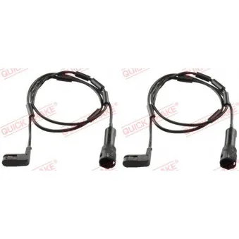 Contact d'avertissement, usure des plaquettes de frein QUICK BRAKE WS 0193 A