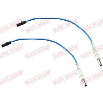 Contact d'avertissement, usure des plaquettes de frein QUICK BRAKE WS 0206 A