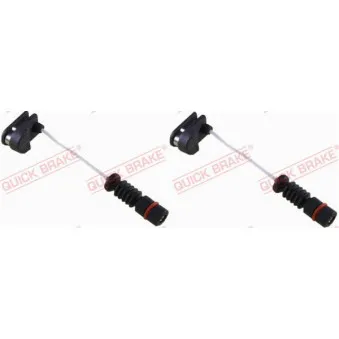 Contact d'avertissement, usure des plaquettes de frein QUICK BRAKE