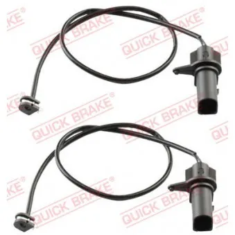 Contact d'avertissement, usure des plaquettes de frein QUICK BRAKE WS 0243 A