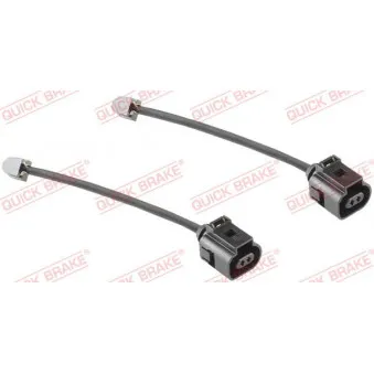 Contact d'avertissement, usure des plaquettes de frein QUICK BRAKE WS 0310 A