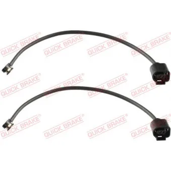 Contact d'avertissement, usure des plaquettes de frein QUICK BRAKE WS 0322 A