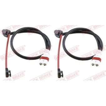 Contact d'avertissement, usure des plaquettes de frein QUICK BRAKE WS 0333 A