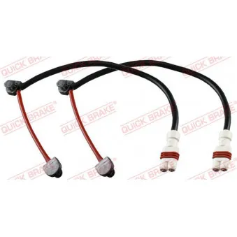 Contact d'avertissement, usure des plaquettes de frein QUICK BRAKE WS 0334 A