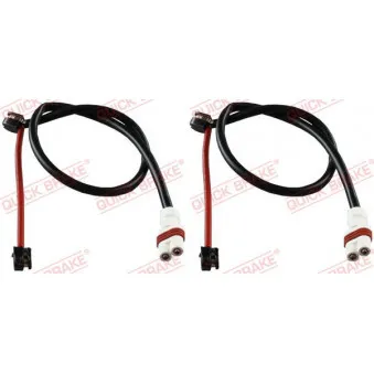 Contact d'avertissement, usure des plaquettes de frein QUICK BRAKE WS 0338 A