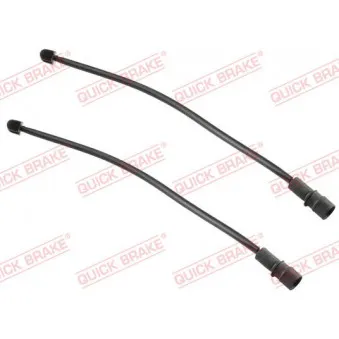 Contact d'avertissement, usure des plaquettes de frein QUICK BRAKE WS 0342 A