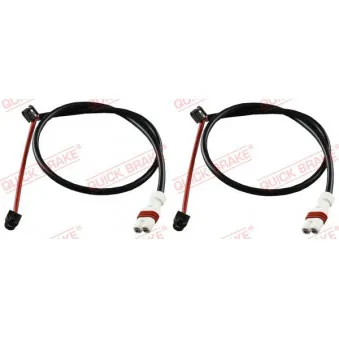 Contact d'avertissement, usure des plaquettes de frein QUICK BRAKE WS 0344 A