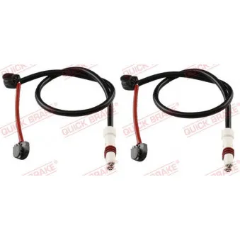 Contact d'avertissement, usure des plaquettes de frein QUICK BRAKE