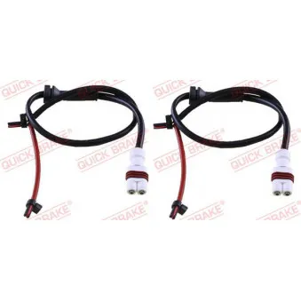 Contact d'avertissement, usure des plaquettes de frein QUICK BRAKE WS 0348 A