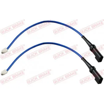 Contact d'avertissement, usure des plaquettes de frein QUICK BRAKE WS 0368 A