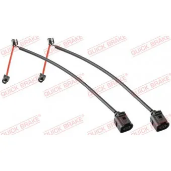 Contact d'avertissement, usure des plaquettes de frein QUICK BRAKE