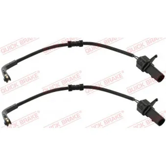 Contact d'avertissement, usure des plaquettes de frein QUICK BRAKE