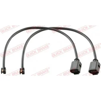 Contact d'avertissement, usure des plaquettes de frein QUICK BRAKE WS 0392 A