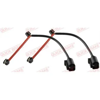 Contact d'avertissement, usure des plaquettes de frein QUICK BRAKE WS 0393 A