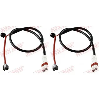 Contact d'avertissement, usure des plaquettes de frein QUICK BRAKE WS 0396 A