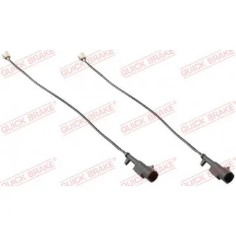 Contact d'avertissement, usure des plaquettes de frein QUICK BRAKE WS 0439 A