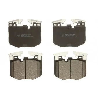 Jeu de 4 plaquettes de frein avant ABE C1B043ABE