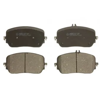 Jeu de 4 plaquettes de frein avant ABE C1M073ABE