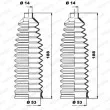 Jeu de joints-soufflets, direction MOOG K150216 - Visuel 3
