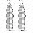 Jeu de joints-soufflets, direction MOOG K150223 - Visuel 3