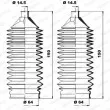 Jeu de joints-soufflets, direction MOOG K150227 - Visuel 3