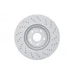 Jeu de 2 disques de frein avant BOSCH 0 986 479 C76 - Visuel 3