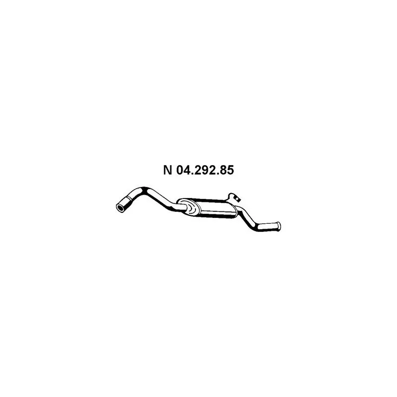 Silencieux arrière EBERSPÄCHER 04.292.85