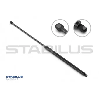 Vérin, capot-moteur STABILUS