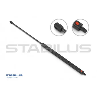 Vérin, capot-moteur STABILUS 1383BM