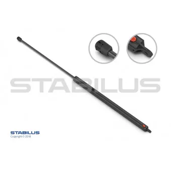 Vérin, capot-moteur STABILUS 529393