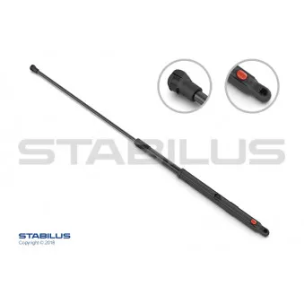 Vérin, capot-moteur STABILUS