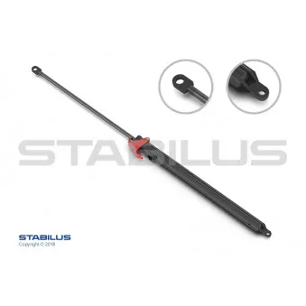 Vérin, capot-moteur STABILUS 6512AJ