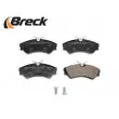 Jeu de 4 plaquettes de frein avant BRECK 20124 00 701 00 - Visuel 3
