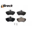Jeu de 4 plaquettes de frein avant BRECK 20168 10 701 00 - Visuel 3