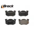 Jeu de 4 plaquettes de frein avant BRECK 20634 00 702 00 - Visuel 3