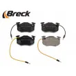 Jeu de 4 plaquettes de frein avant BRECK 20635 00 702 10 - Visuel 3