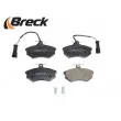 Jeu de 4 plaquettes de frein avant BRECK 20669 10 701 10 - Visuel 3