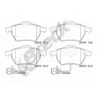 Jeu de 4 plaquettes de frein avant BRECK 20676 00 701 10 - Visuel 1