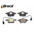 Jeu de 4 plaquettes de frein avant BRECK 20676 00 701 10 - Visuel 3