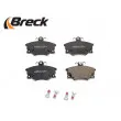 Jeu de 4 plaquettes de frein avant BRECK 20833 00 701 10 - Visuel 3