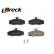 Jeu de 4 plaquettes de frein avant BRECK 20861 00 702 00 - Visuel 3