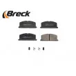 Jeu de 4 plaquettes de frein avant BRECK 20870 00 701 10 - Visuel 3