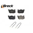 Jeu de 4 plaquettes de frein avant BRECK 20905 00 702 10 - Visuel 3