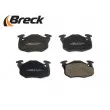 Jeu de 4 plaquettes de frein avant BRECK 20906 00 702 00 - Visuel 3