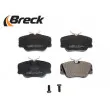 Jeu de 4 plaquettes de frein avant BRECK 20941 00 701 00 - Visuel 3
