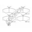 Jeu de 4 plaquettes de frein avant BRECK 20979 00 703 00 - Visuel 1