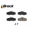 Jeu de 4 plaquettes de frein avant BRECK 20979 00 703 00 - Visuel 3