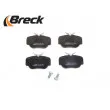Jeu de 4 plaquettes de frein avant BRECK 21055 00 701 00 - Visuel 3